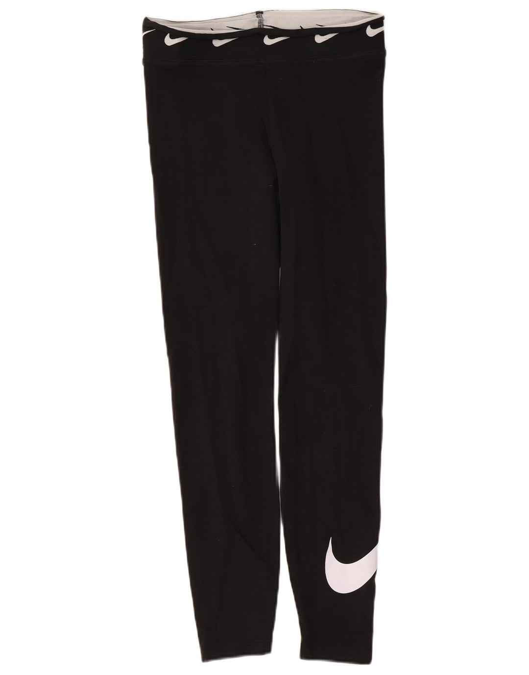 Женские леггинсы с рисунком Nike UK 10, маленькие черные хлопковые