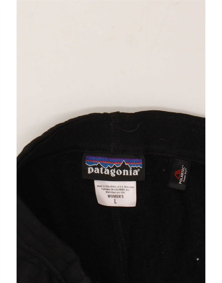 Женские леггинсы Patagonia Polartec UK 16, большие черные полиэстер