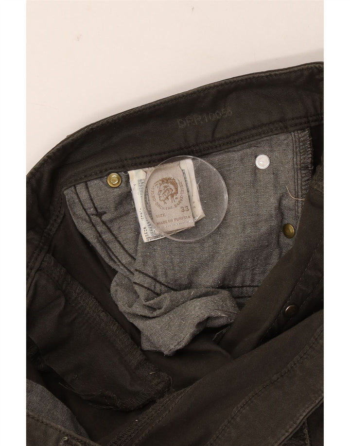 Женские джинсы Diesel Bootcut W33 L30 Хаки, хлопок