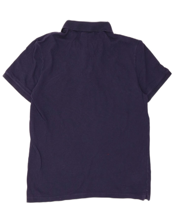 LACOSTE Мужская рубашка-поло приталенного кроя, размер 4, средний темно-синий, хлопок