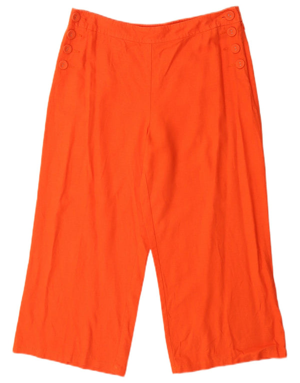 Женские капри Marks & Spencer UK 12 Medium W30 L23 Оранжевый лен