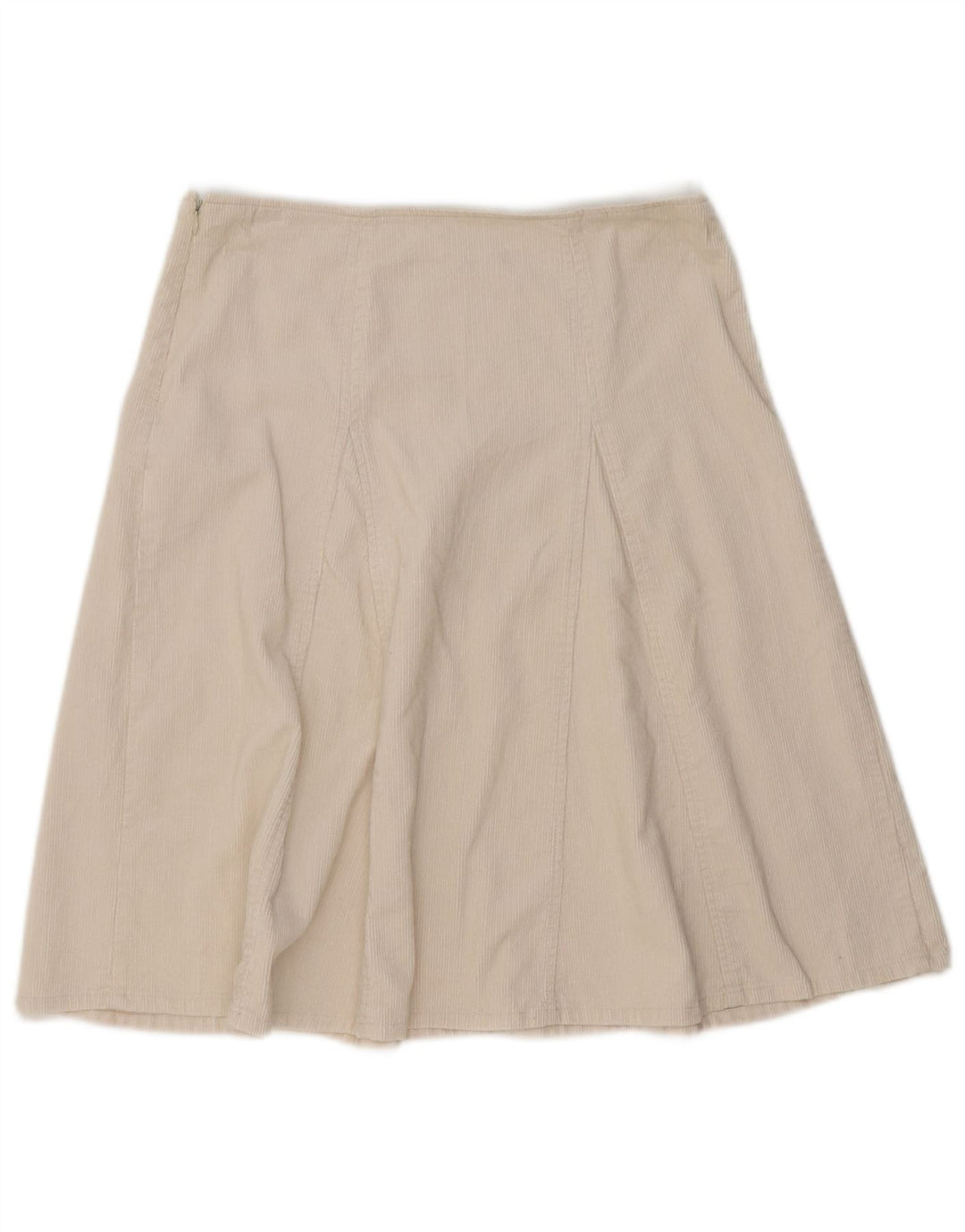 Zara Женская вельветовая юбка Medium W32 Белая