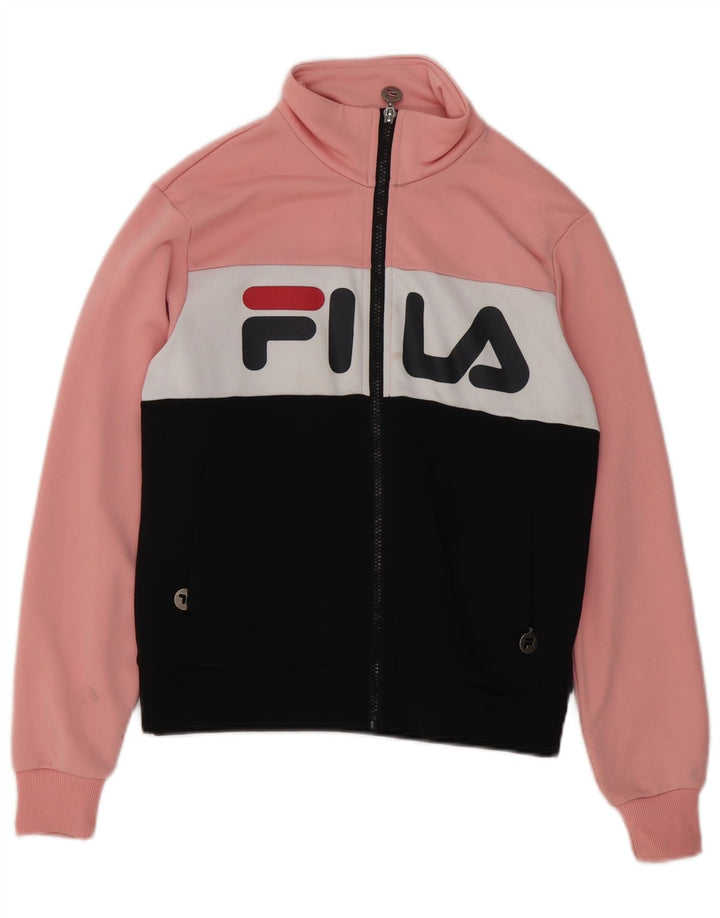 Fila Женский спортивный костюм с графическим рисунком UK 6 XS Разноцветный цветной блок