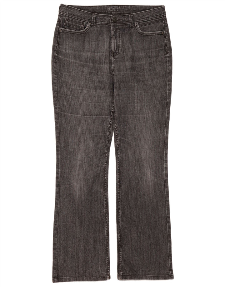 Женские джинсы Bootcut Marks & Spencer UK 14, большие, W32 L30, серые, хлопковые