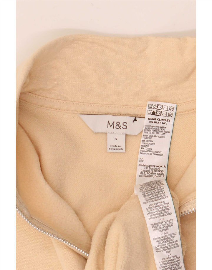Женский джемпер оверсайз Marks & Spencer UK 10, маленький бежевый