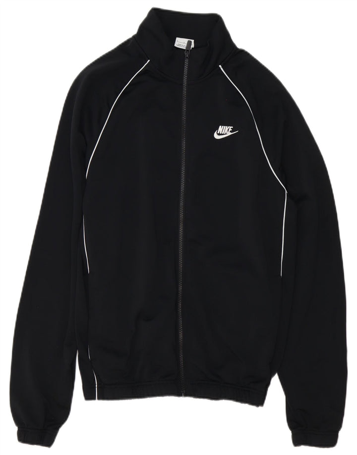 Мужская спортивная куртка Nike, маленький черный полиэстер