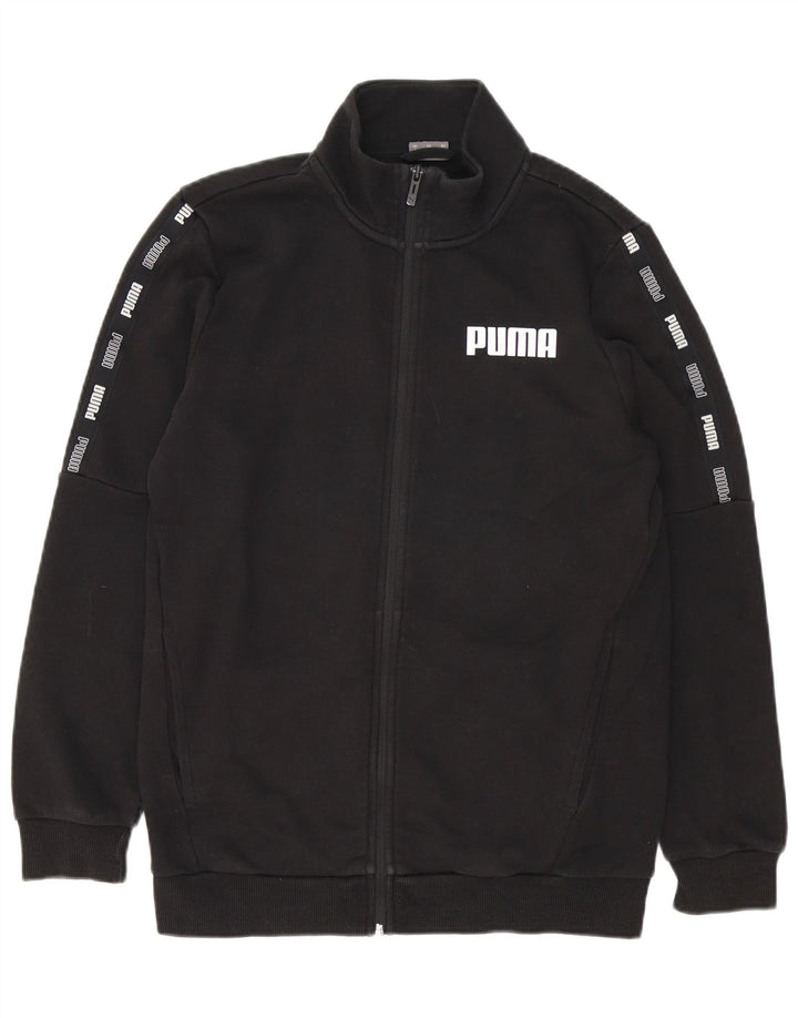Мужская спортивная куртка с графическим рисунком PUMA, маленькая черная