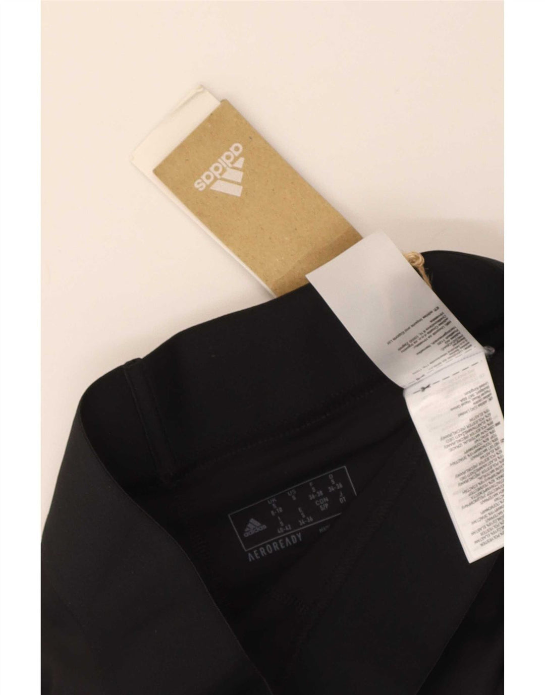 Женские леггинсы Adidas Aeroready UK 8/10, маленький черный полиэстер