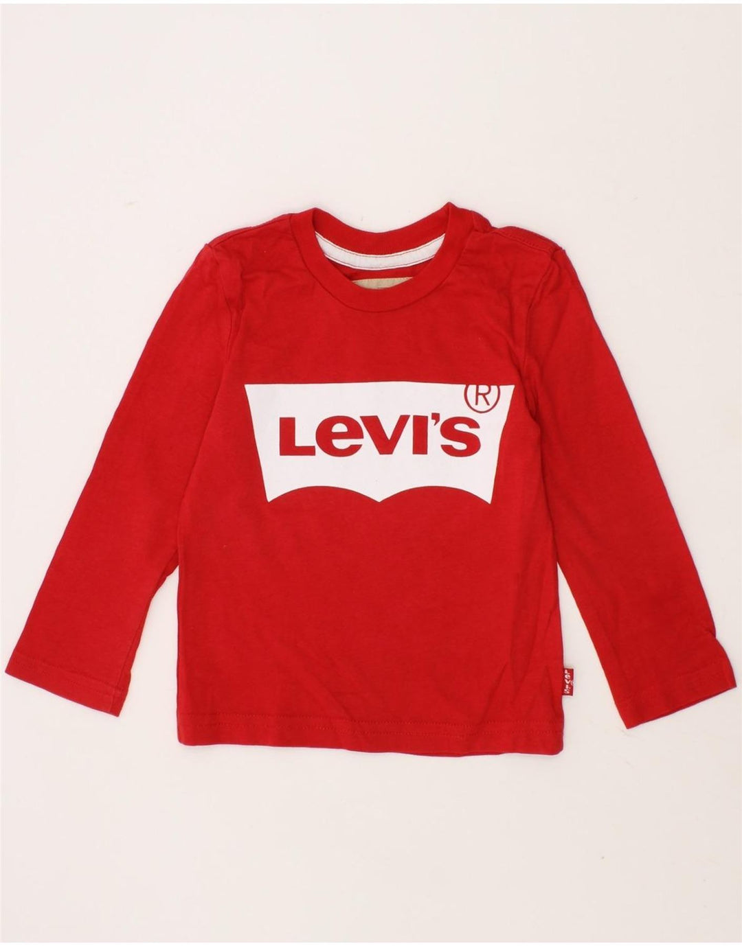 LEVI'S Baby Boys Graphic Top Long Sleeve 18-24 Months Red Vintage Levi's and Second-Hand Levi's from Messina Hembry 