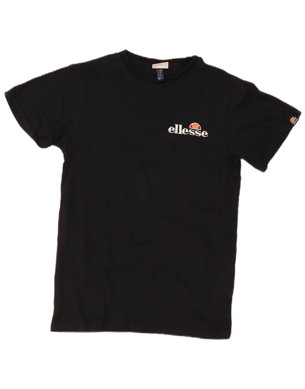 ELLESSE Женская футболка оверсайз Top UK 6 XS Черный хлопок