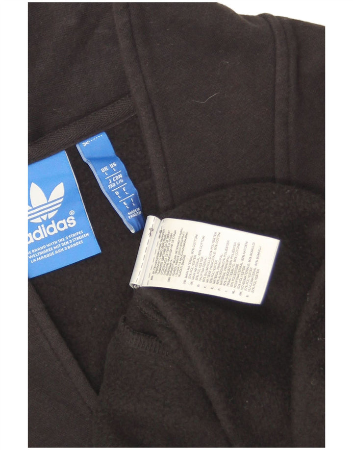 Мужской спортивный костюм Adidas, большая черная хлопковая куртка