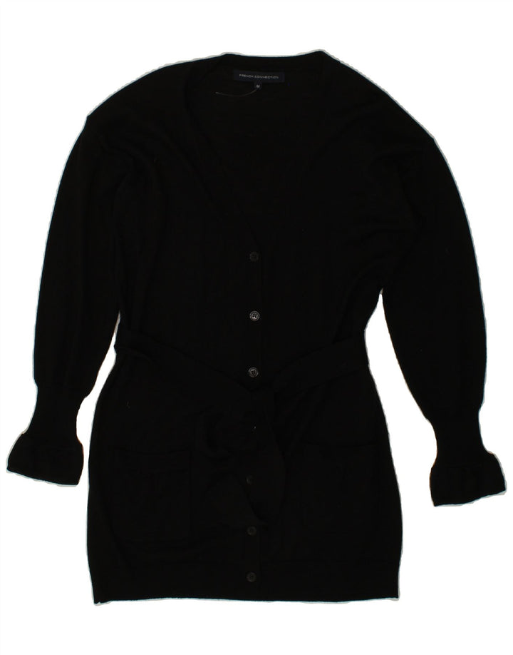 FRENCH CONNECTION Womens Cardigan Sweater UK 14 Medium Black Vintage French Connection and Second-Hand French Connection from Messina Hembry 