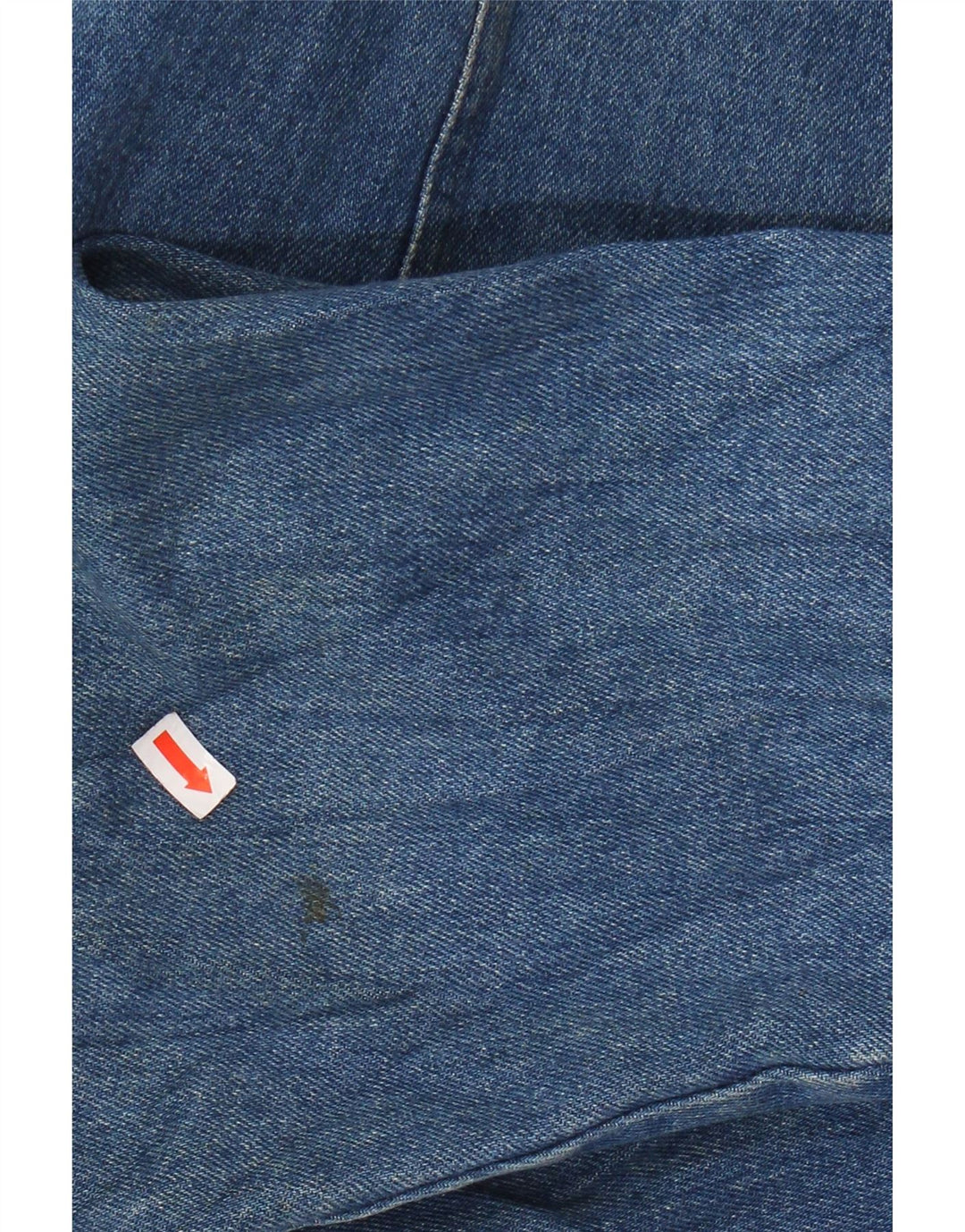 ВИНТАЖНЫЙ женский джинсовый пиджак на 1 пуговице, Великобритания 16, большой синий цвет