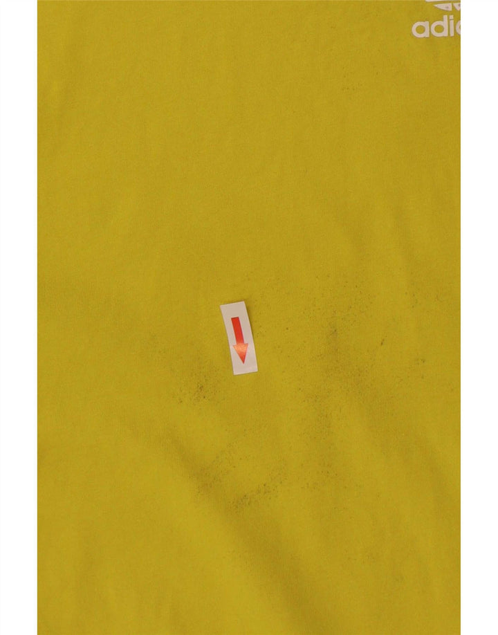 Мужская футболка с рисунком Adidas Top Medium Yellow