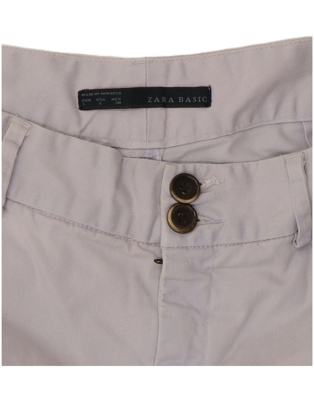 Женские шорты чинос Zara, большие W30, синие