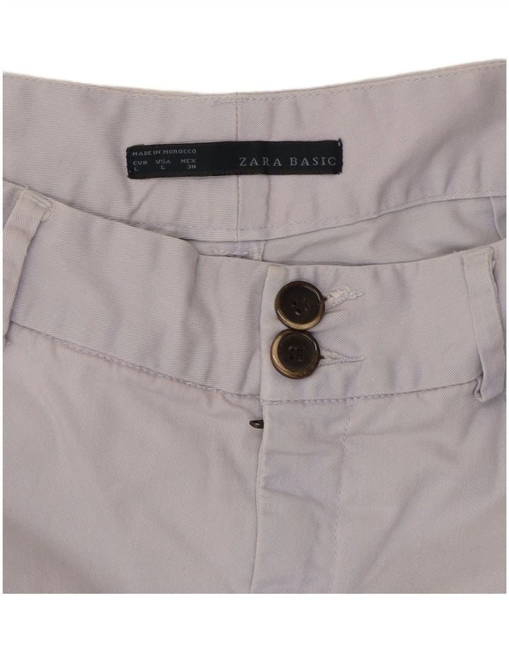 Женские шорты чинос Zara, большие W30, синие