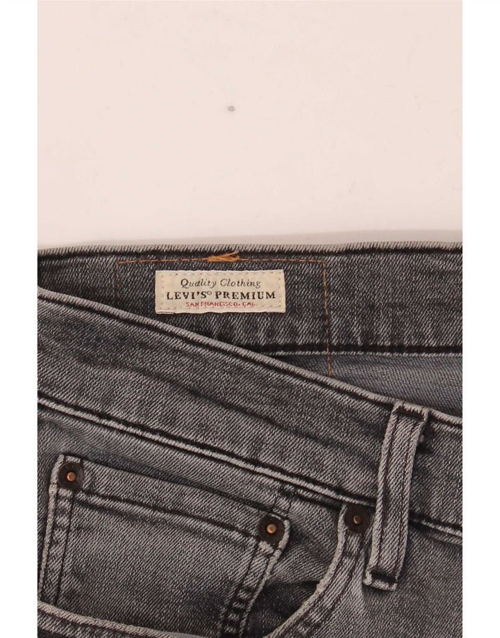Мужские джинсы Levi's 511 Slim W32 L30 Серые хлопковые