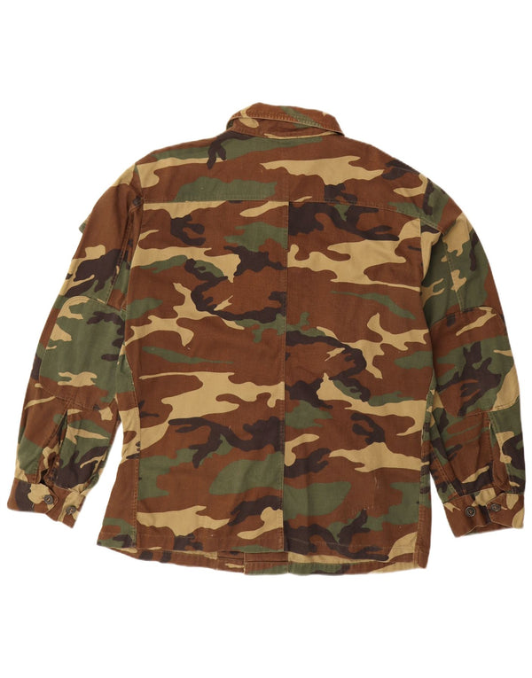 ВИНТАЖНАЯ Мужская куртка в стиле милитари IT 56 3XL Хаки Камуфляж Хлопок