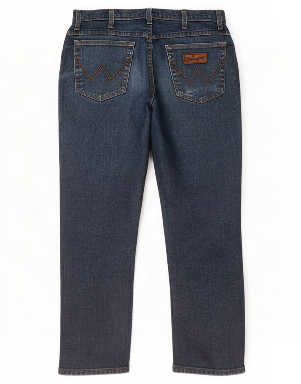 Мужские прямые джинсы Wrangler Texas Stretch W34 L30, синий хлопок