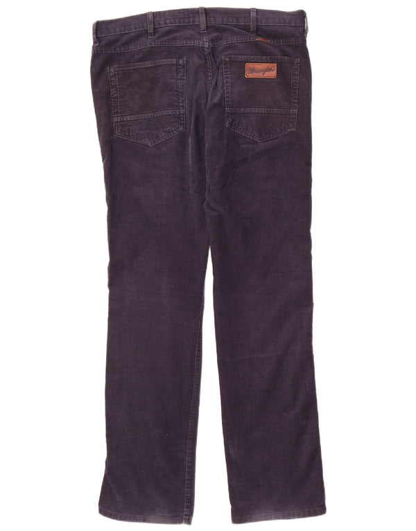 Мужские вельветовые брюки Wrangler Arizona Stretch Straight W38 L34 темно-синие