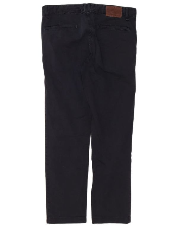 Мужские брюки-чиносы Hugo Boss W32 L28 темно-синие, хлопковые