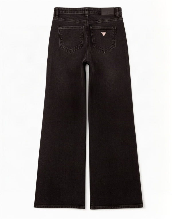 Женские широкие джинсы Guess W26 L30, черный хлопок