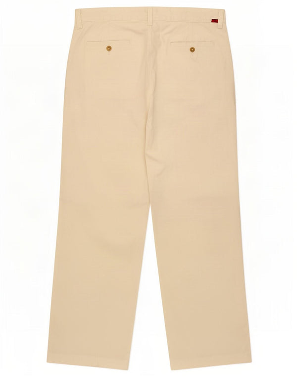 Мужские прямые брюки чинос Kappa Perfect Fit IT 52 XL W36 L31 белые