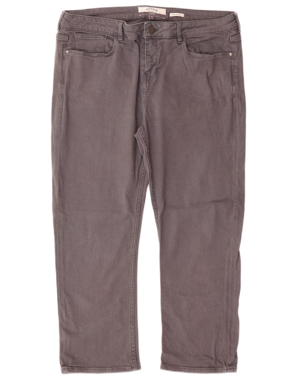 Женские джинсы-капри FAT FACE США 16 2XL W36 L24 Серый хлопок