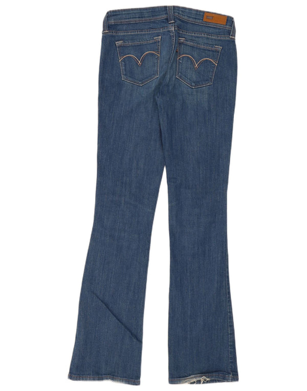 Женские джинсы скинни с заниженной талией Levi's Bootcut W28 L34, синий хлопок