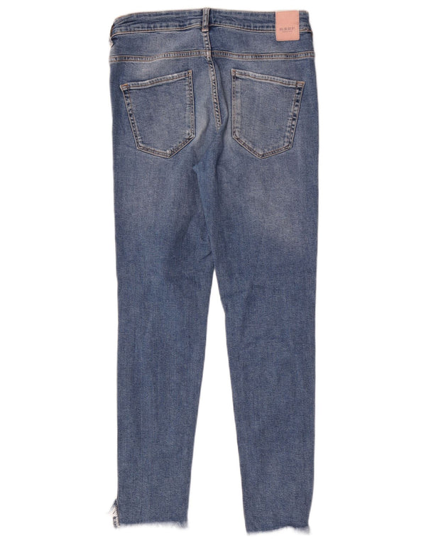 Zara Womens Distressed Skinny Jeans EU 40 Medium W30 L27 Blue