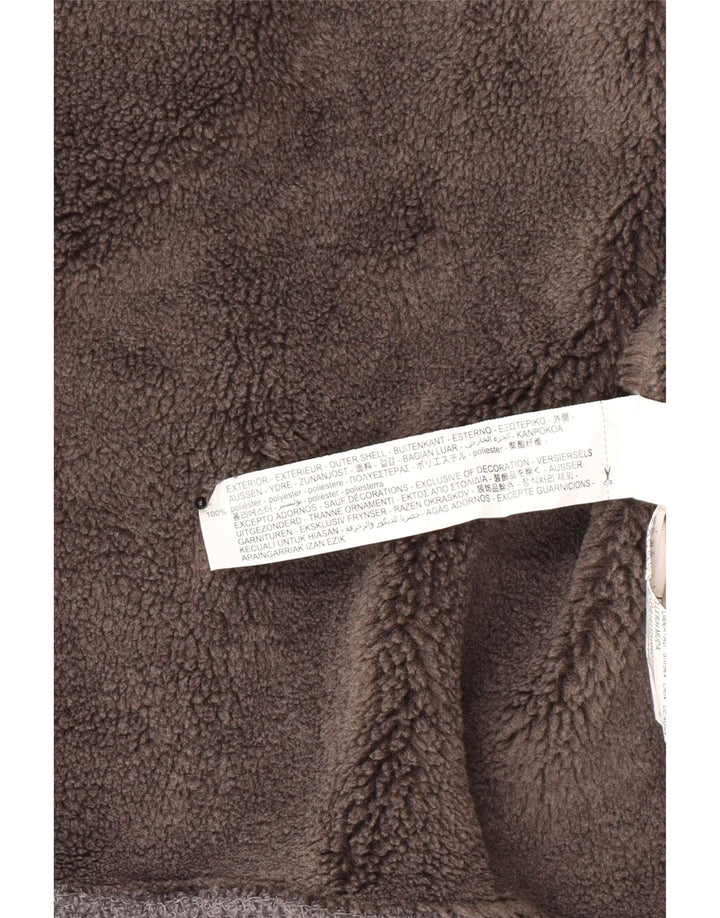 Мужская куртка из шерпы Zara UK 42 XL, серый полиэстер