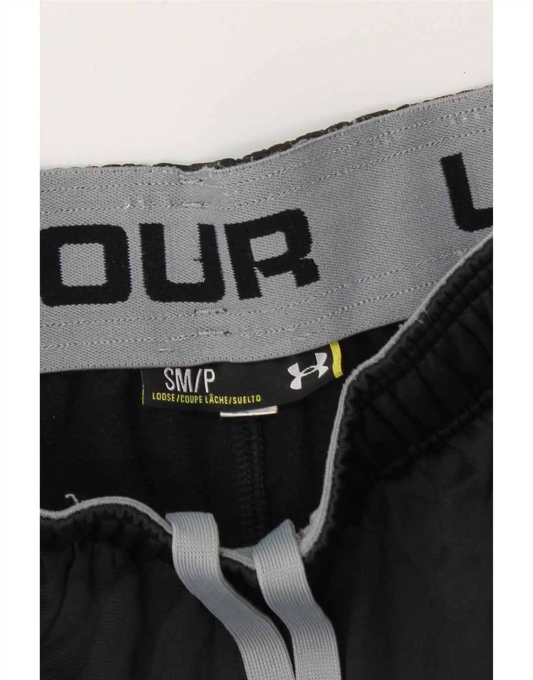 Женские спортивные брюки с графическим рисунком UNDER ARMOR UK 8, маленькие черные