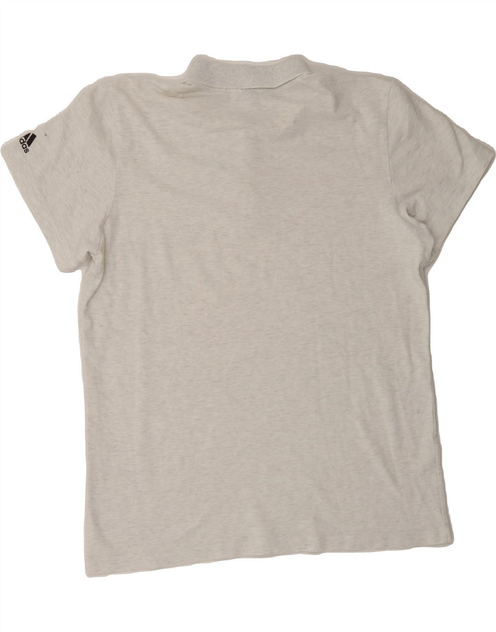 ADIDAS Mens Polo Shirt Large Grey Vintage Adidas and Second-Hand Adidas from Messina Hembry 