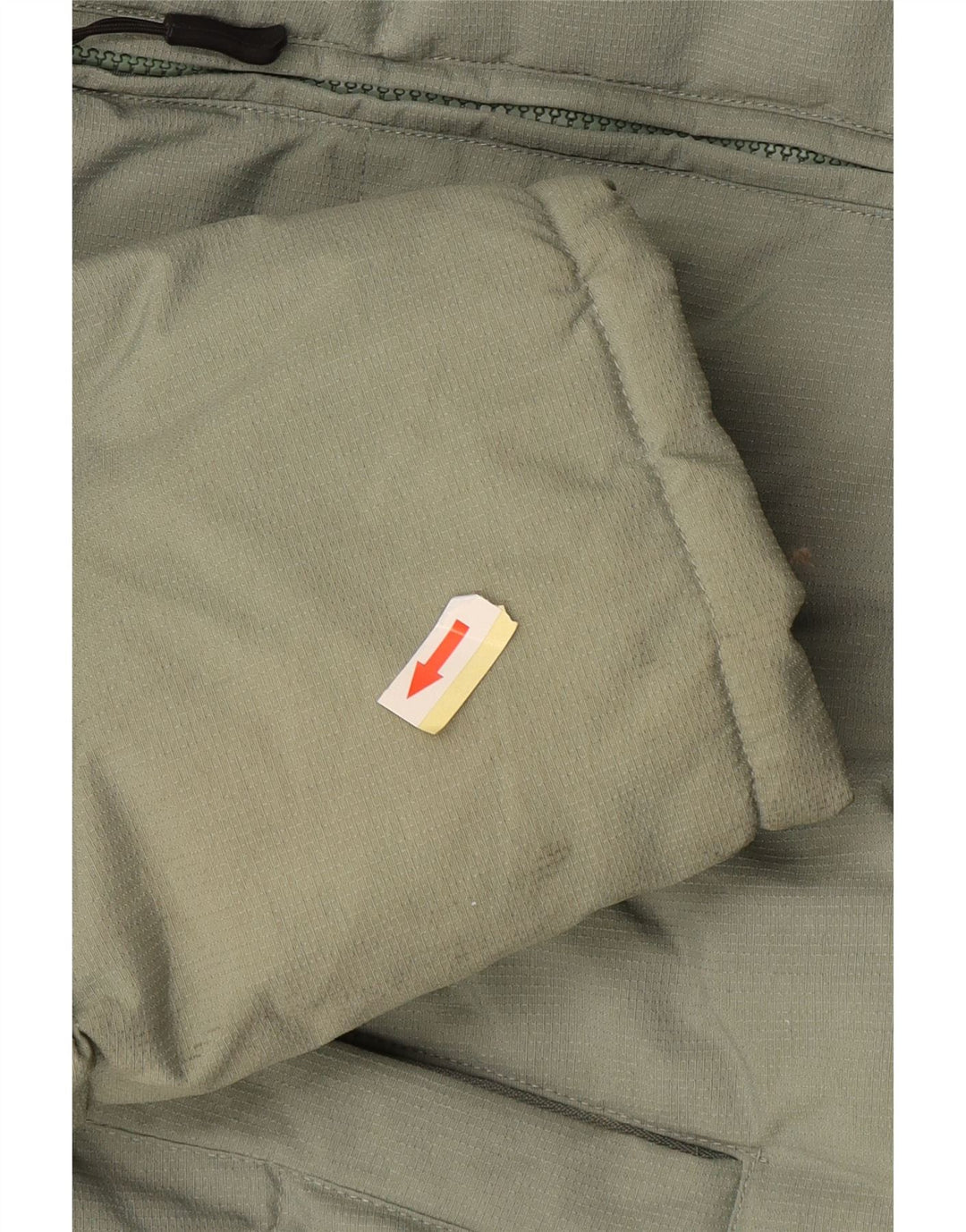 Мужская стеганая куртка Fila с капюшоном UK 44 2XL зеленая с цветными блоками