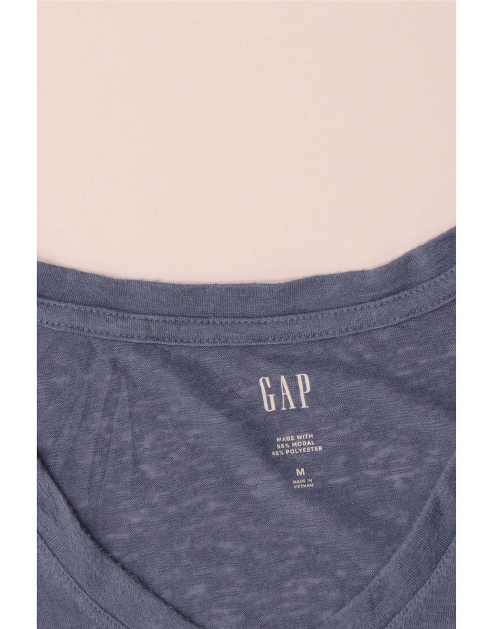 Женская футболка Gap Top UK 14, средний синий модал