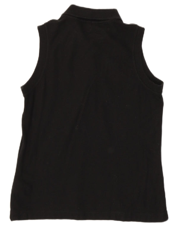 Рубашка-поло без рукавов Fila для девочек 15-16 лет, XL, черный хлопок