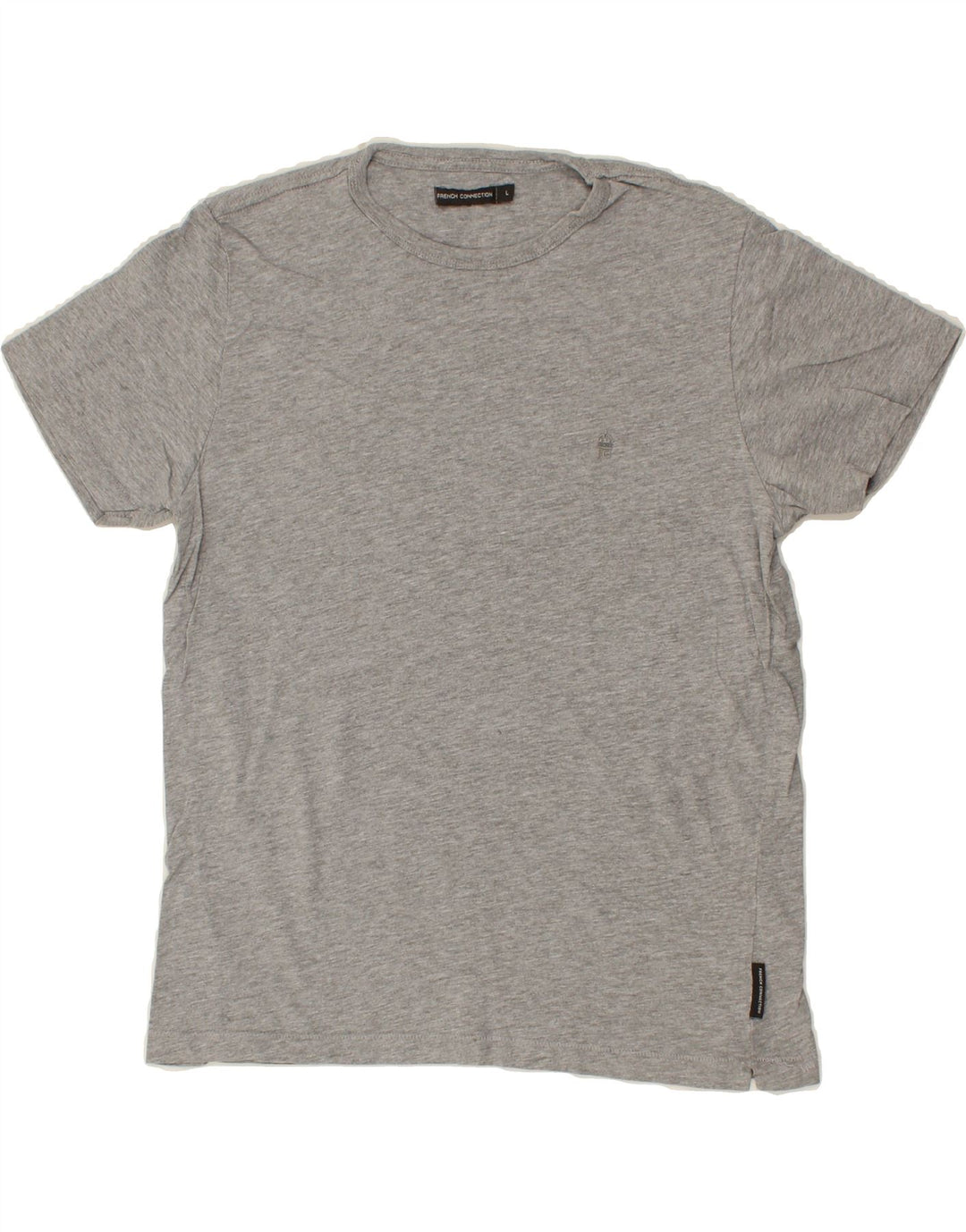 FRENCH CONNECTION Mens T-Shirt Top Large Grey Cotton Vintage French Connection and Second-Hand French Connection from Messina Hembry 