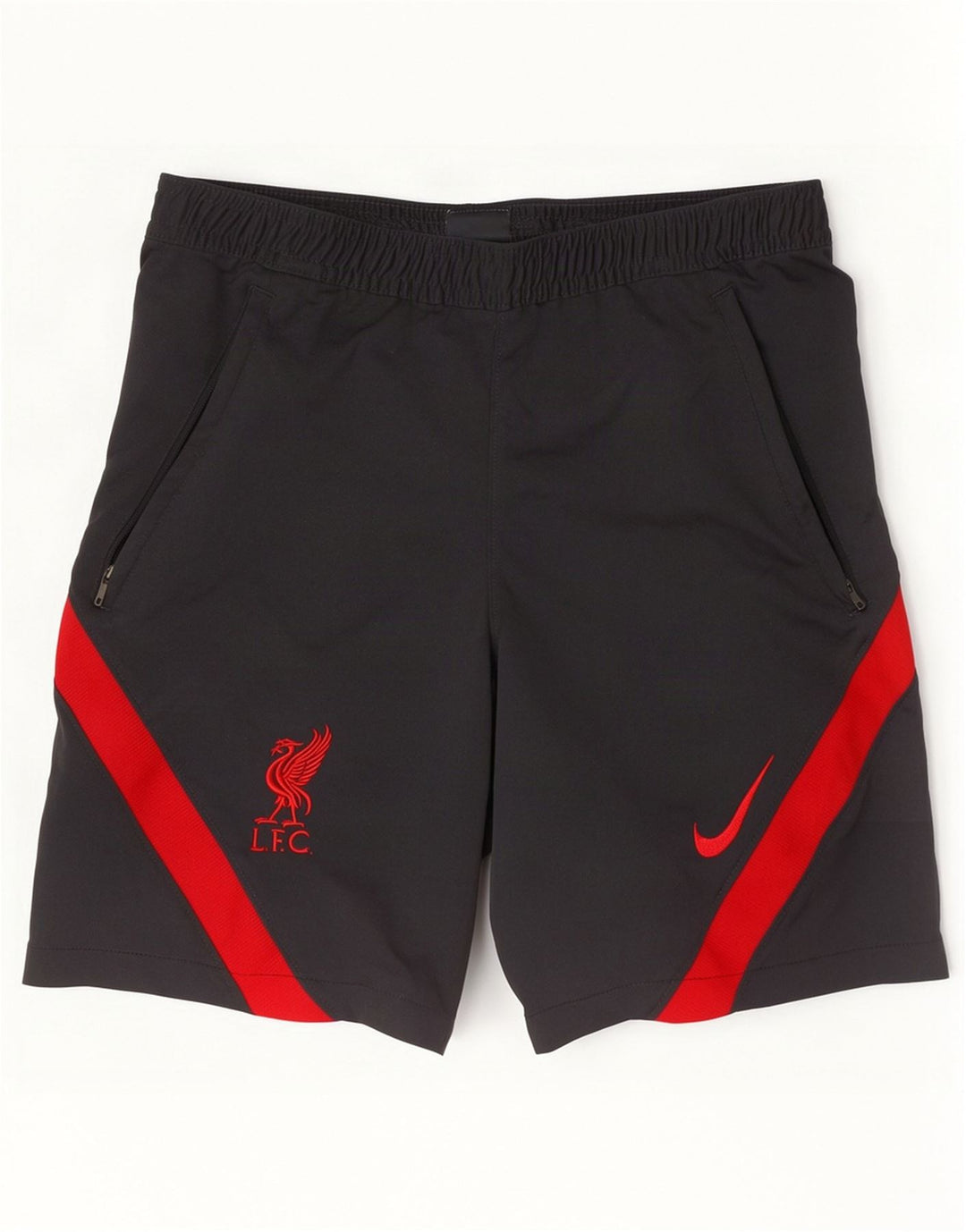Мужские спортивные шорты Nike Liverpool Sport, маленькие серые, полиэстер с цветными блоками