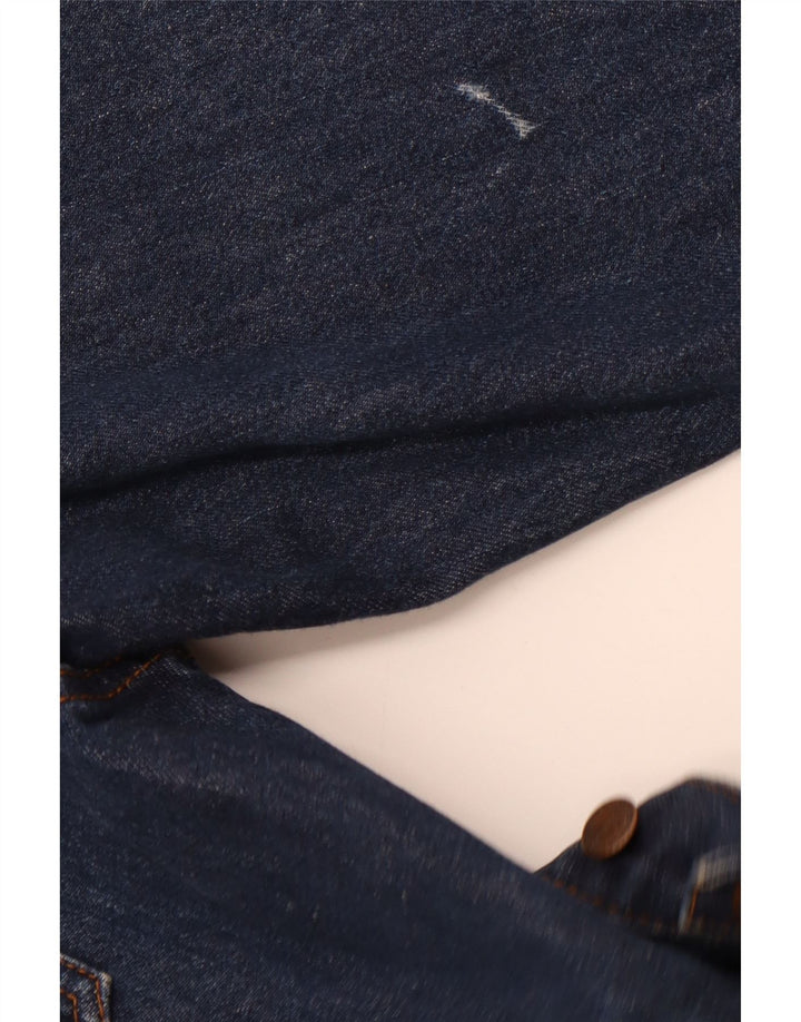 Мужская джинсовая куртка WRANGLER UK 40, большая, темно-синяя, хлопок