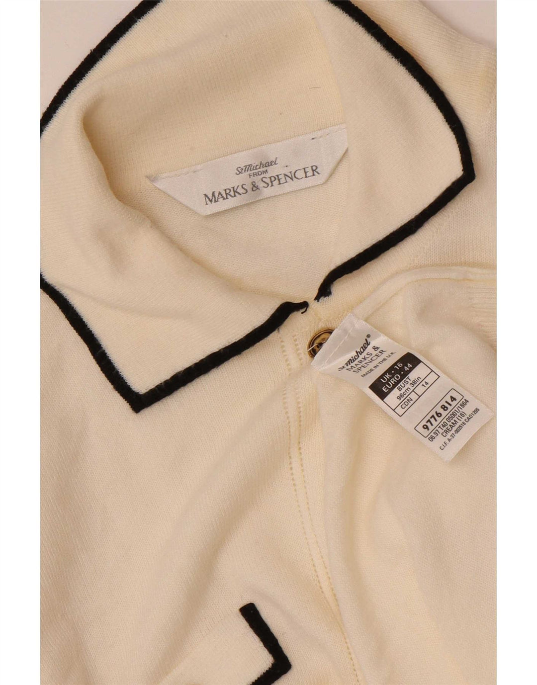 Женский кардиган Marks & Spencer St. Michael UK 16, большой Off White