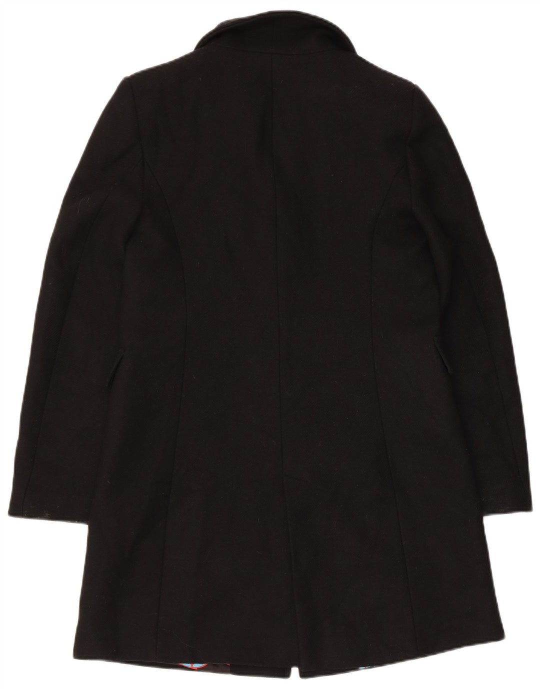 Женское пальто Zara UK 6 XS, черное шерстяное