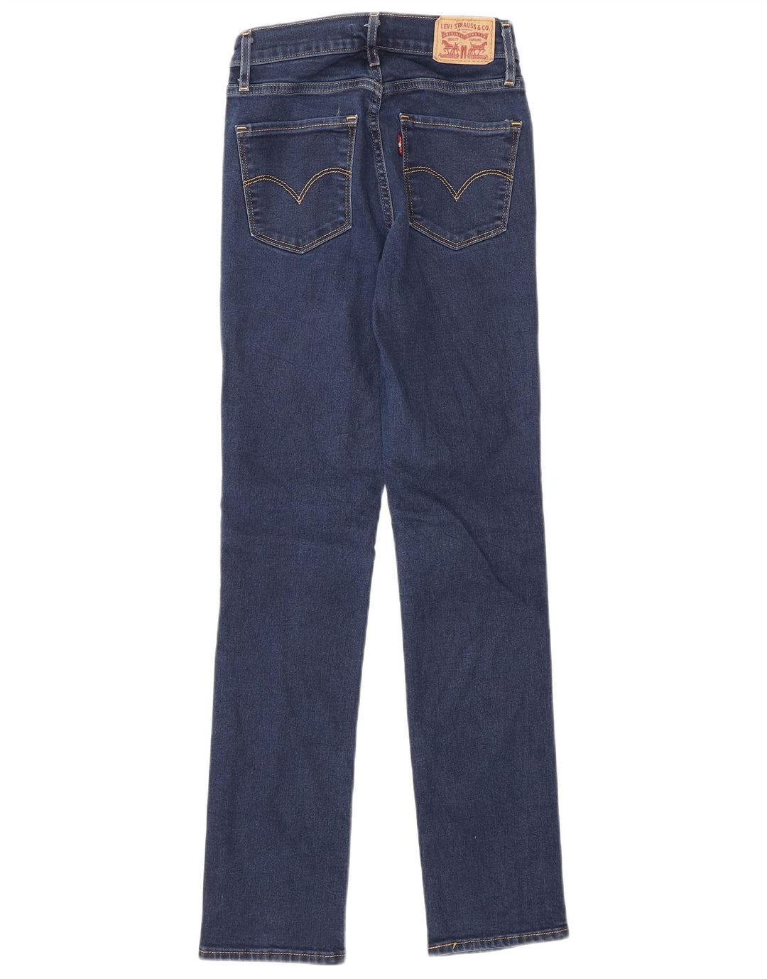 Женские прямые джинсы Levi's 724 с высокой посадкой W24 L30, синие, хлопок