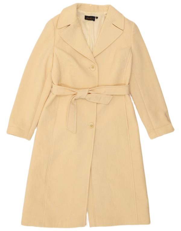 Женское пальто Luisa Spagnoli IT 44 Medium Off White Полиамид