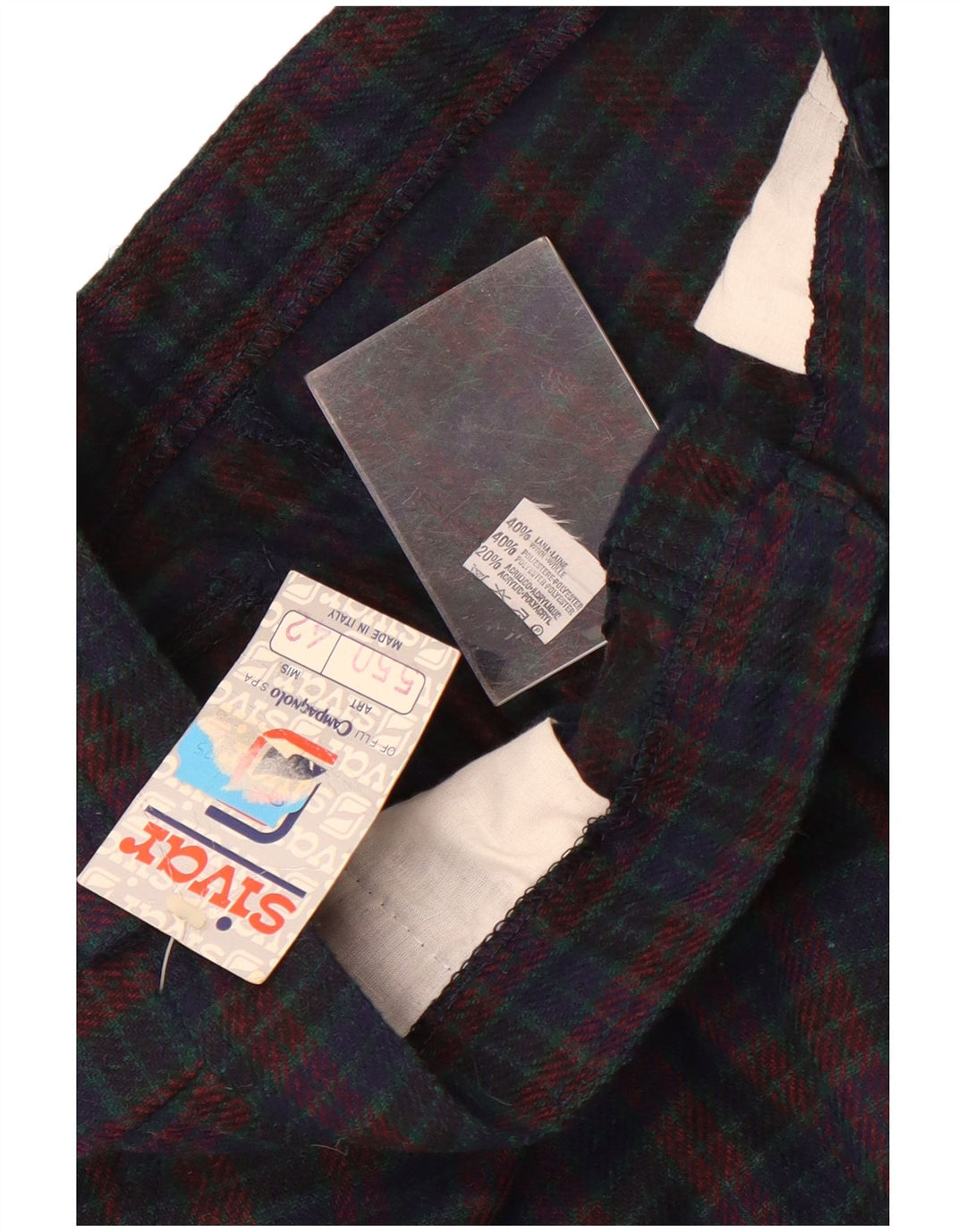 Женские брюки чинос Sivar IT 42 Medium W26 L30 Темно-синие в клетку