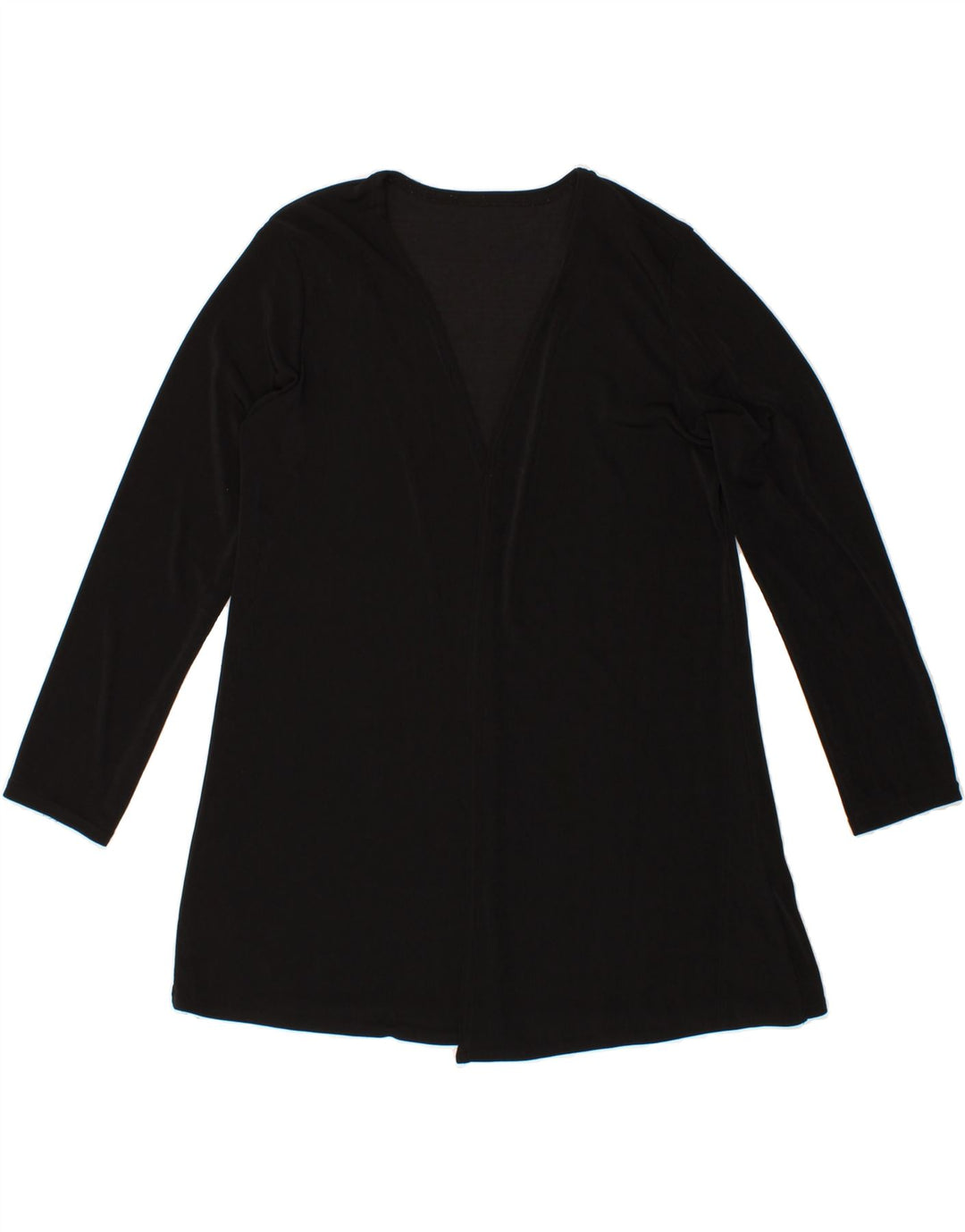 VINTAGE Womens Cardigan Top UK 14 Medium Black Vintage Vintage and Second-Hand Vintage from Messina Hembry 