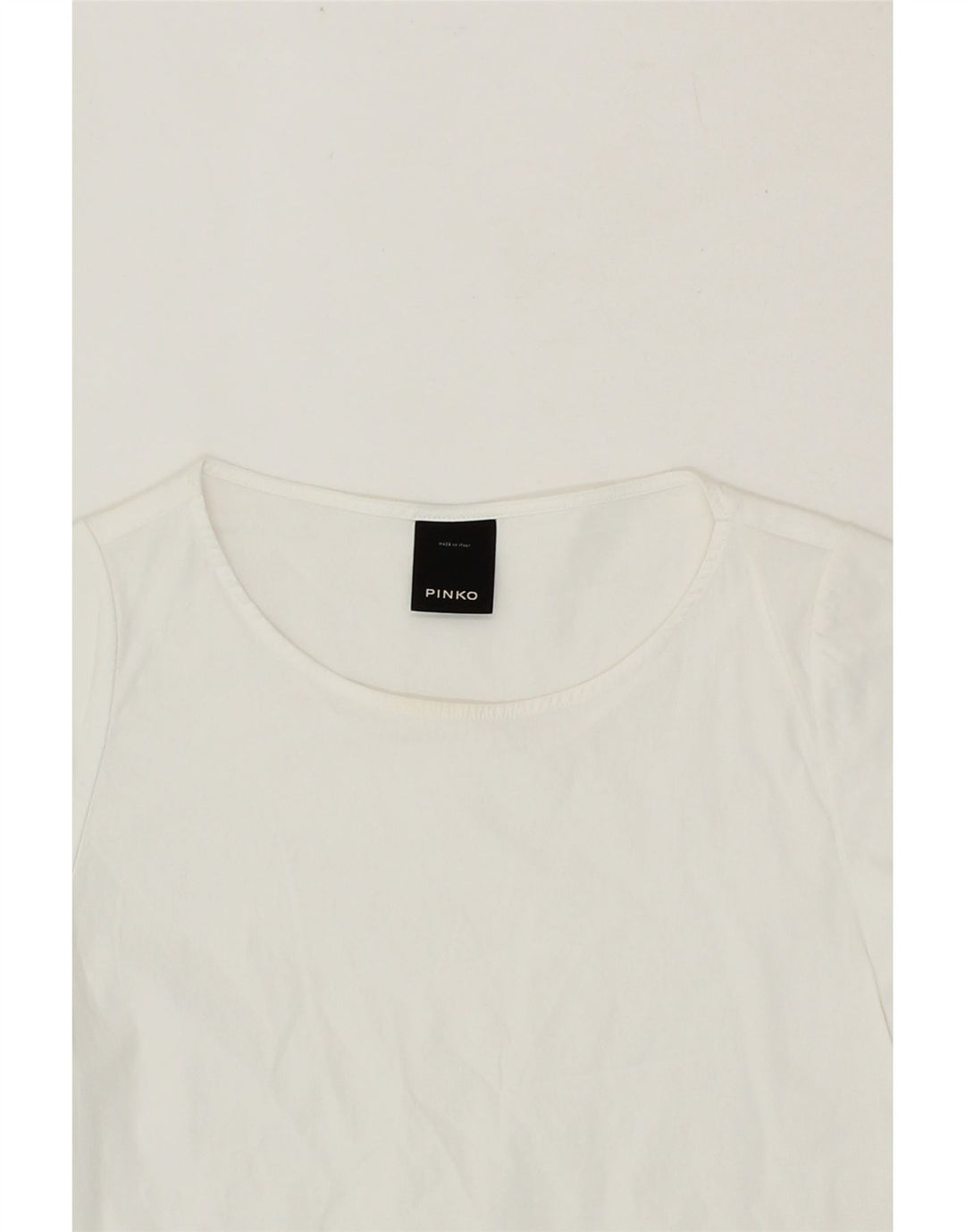 PINKO Womens Blouse Top UK 6 XS White Cotton Vintage Pinko and Second-Hand Pinko from Messina Hembry 