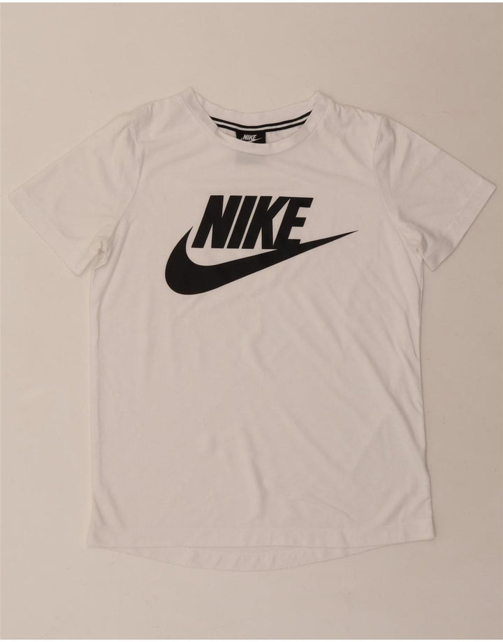 NIKE Mens Graphic T-Shirt Top Small White Vintage Nike and Second-Hand Nike from Messina Hembry 