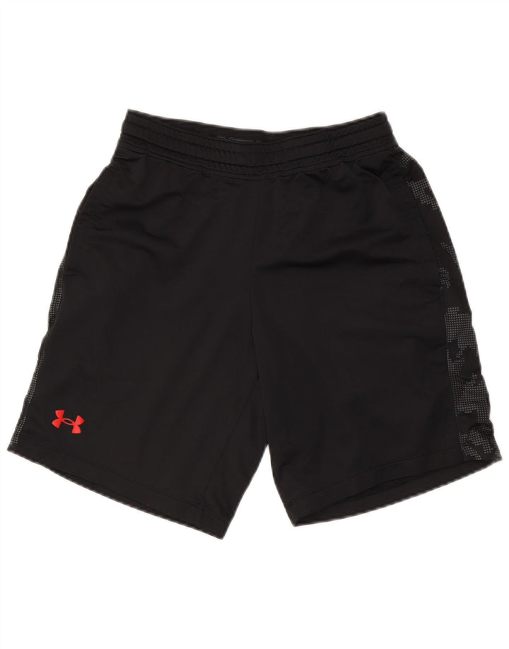 Мужские спортивные шорты Under Armour, маленький черный камуфляжный полиэстер