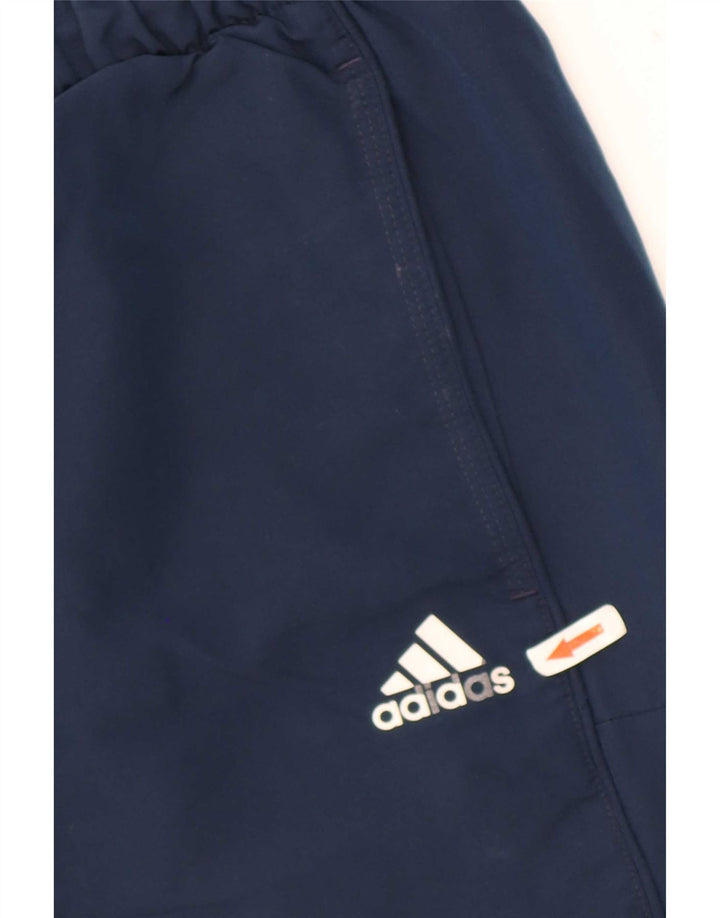 Мужские спортивные шорты Adidas Climalite, большие темно-синие, полиэстер