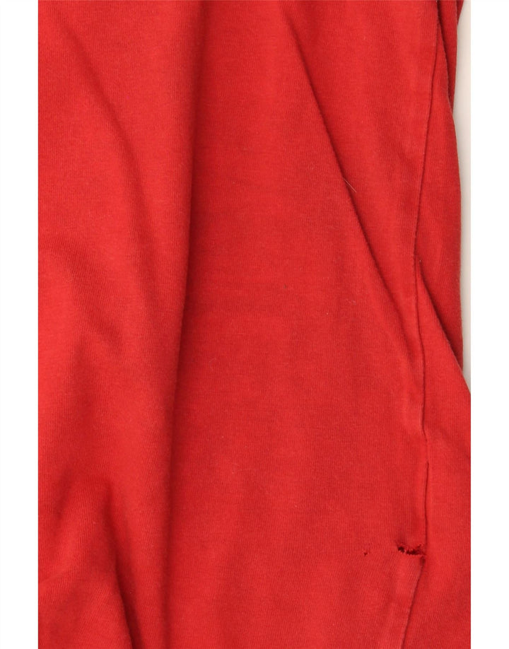 ADIDAS Mens Graphic T-Shirt Top Large Red Cotton